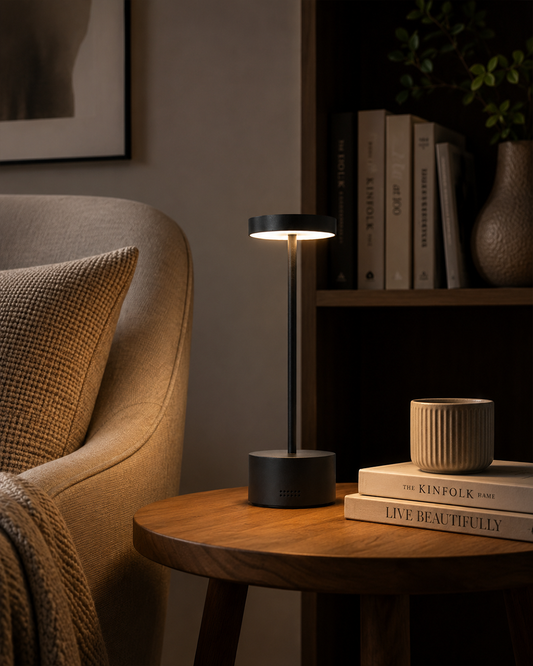 Slender Wireless Table Lamp product view 1, table lamp with a slim, composed silhouette | أباجورة سلندر اللاسلكية، صورة رقم 1، بتصميم رفيع
