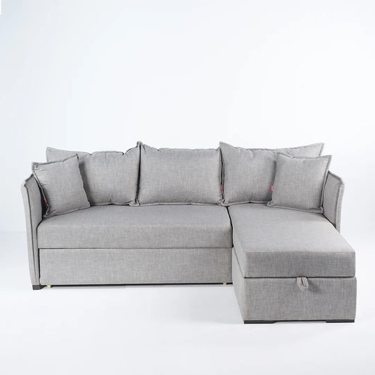 Rifal LShape Bed-GRAY