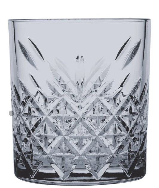 Pasabahce Timeless Old Fashioned Glass - Grey, 345ml (Set of 4)
