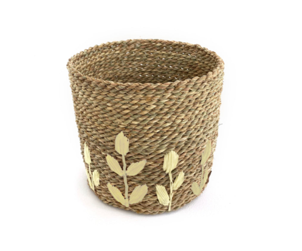 Halfa Basket Leaf Embroidery