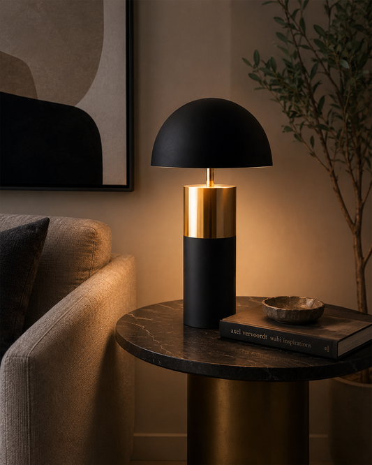 Canopy Table Lamp – Modern Electroplated Elegant Lighting