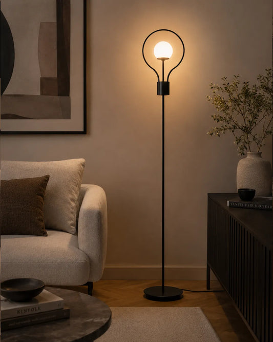 Shell Floor Lamp -Seashell Inspired Design