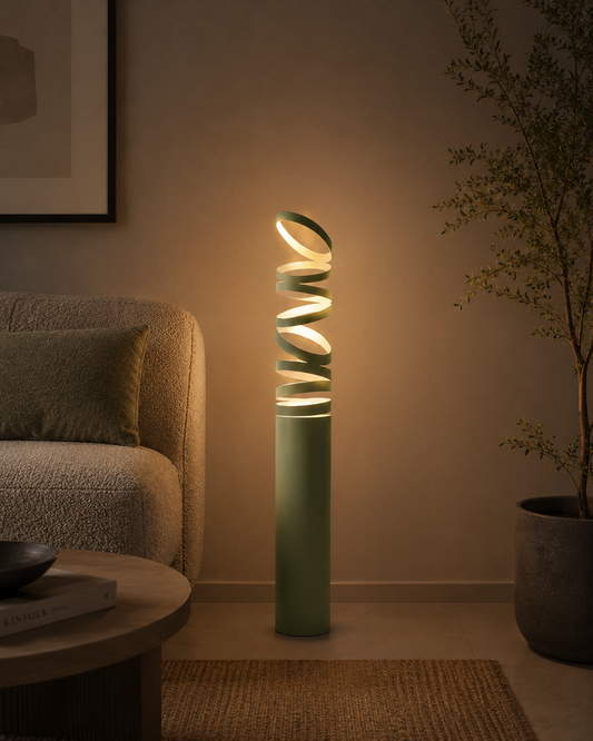 Whirl Modern Floor Lamp – Playful Contemporary Lighting