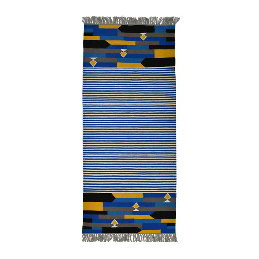 SeaPearlsWoolKilimRugTV