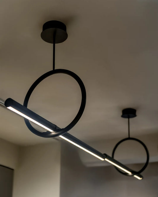 Circle Pendant- Modern Geometric Profile