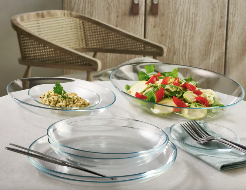 Pasabahce Invitation Oval Plate - 15cm (Set of 3)