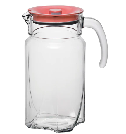 Pasabahce Luna Pitcher with Pink Cover - 1.75L