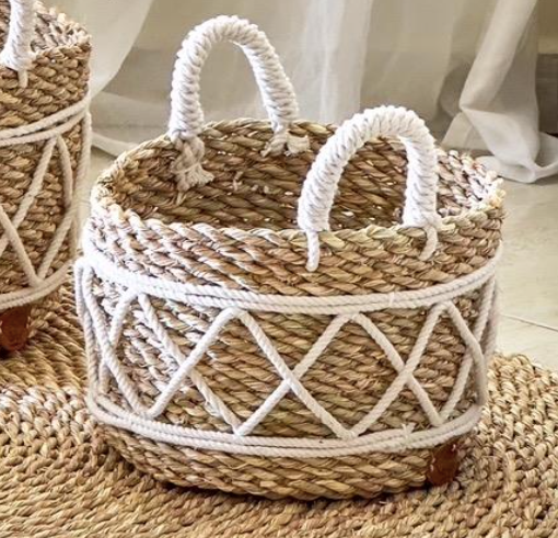 Halfa Basket with Cotton Ropes