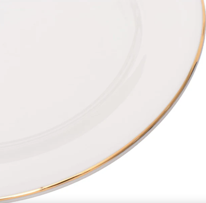 Tunisie Artemis Ivory Dinner Plate 28cm (Set of 2)