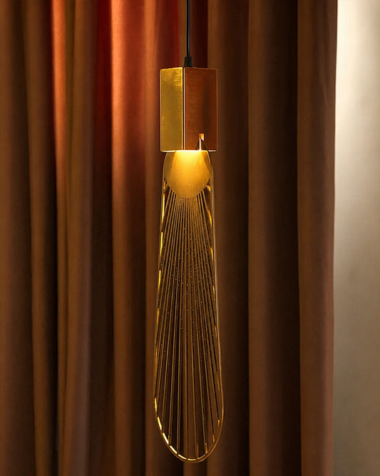 Aten Pendant – Elegant Modern Gold Lighting Fixture