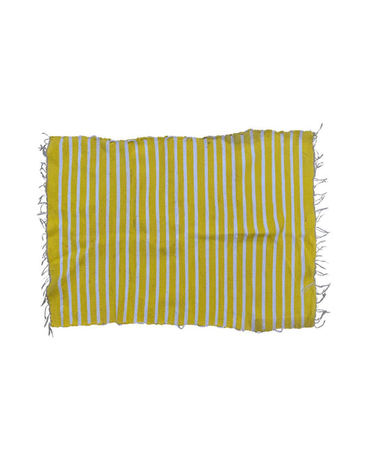 Yellow & White Rug