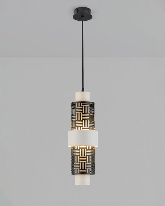 Mellow pendant light with smooth rounded design providing soft warm ambient lighting / إضاءة معلقة بتصميم ناعم وانسيابي توفّر إضاءة دافئة ومريحة