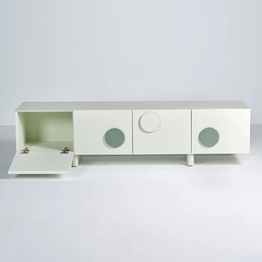 Rutic- TV unit-OFF WHITE