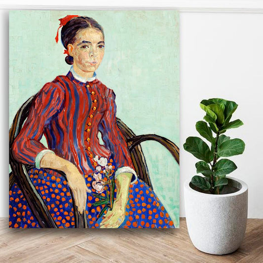 Van Gogh vintage poster, vintage La Mousm&eacutE (1888)