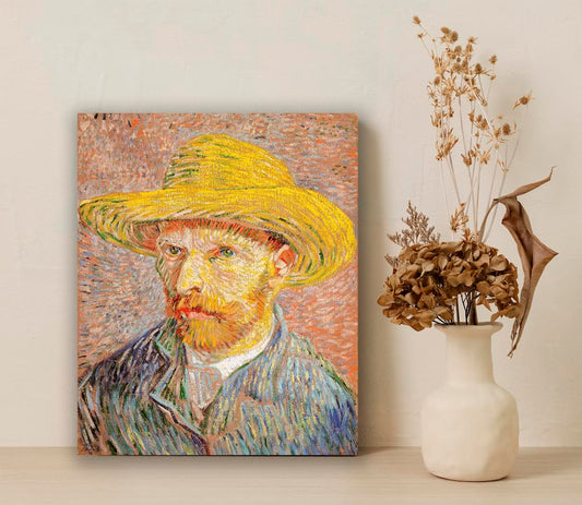 YELLOW HAT (1887) by Vincent Van Gogh