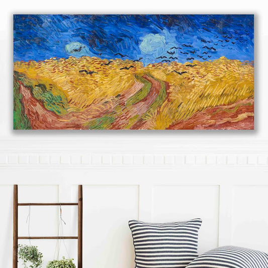 Vincent van Gogh's Wheatfield with Crows (1890)