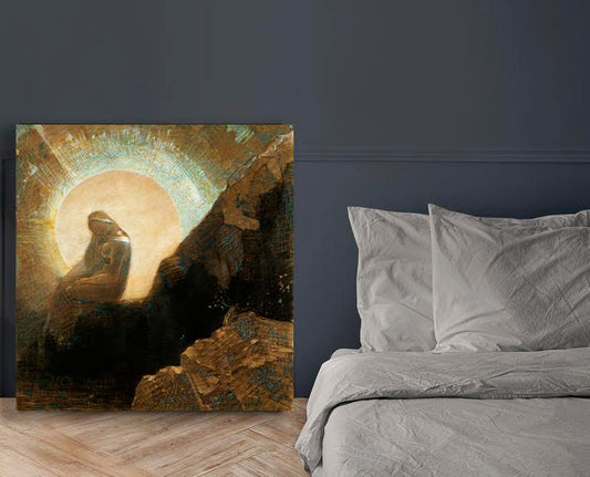 Melancholy (1876) by Odilon Redon