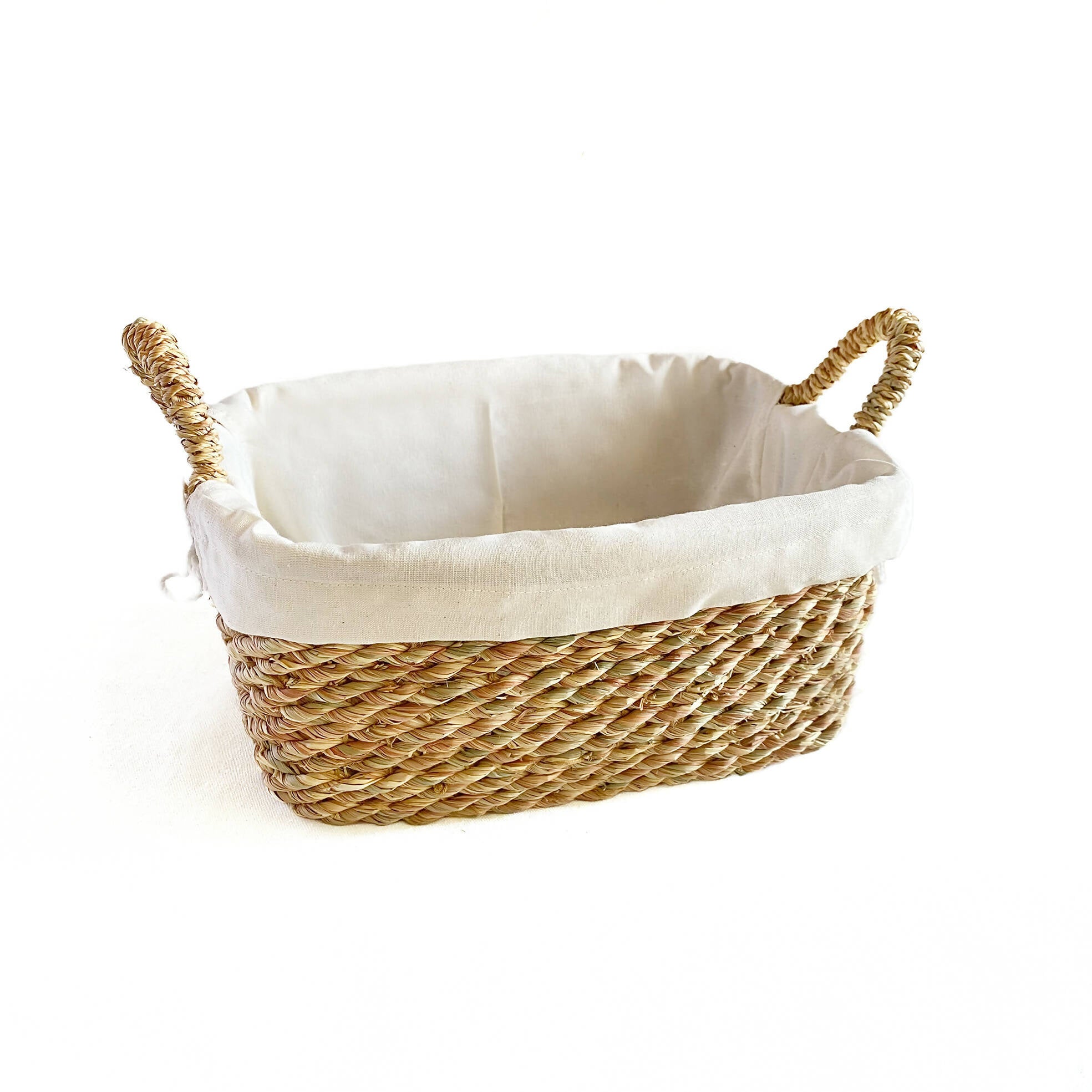 Halfa Rectangular Basket with handles