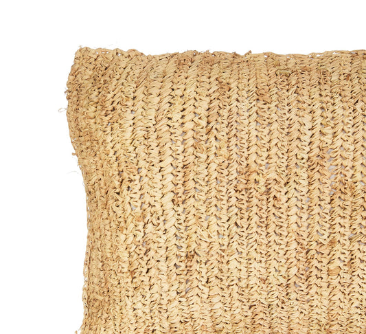 Rectangle Raffia Cushion