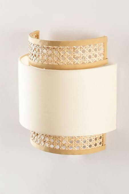 Canera Ivory Side Wall Appliqué - Wood Edges