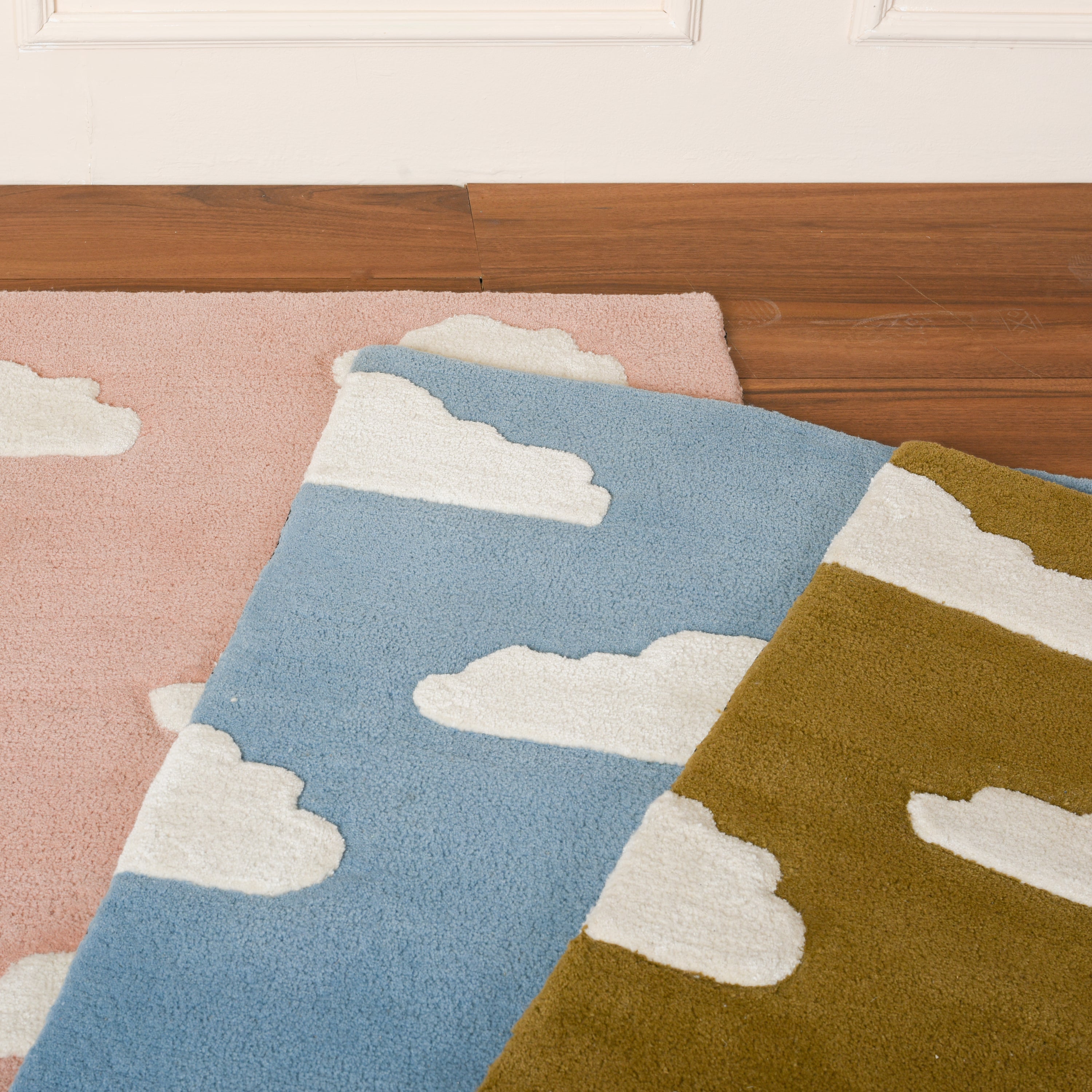 Brown Clouds kids carpet