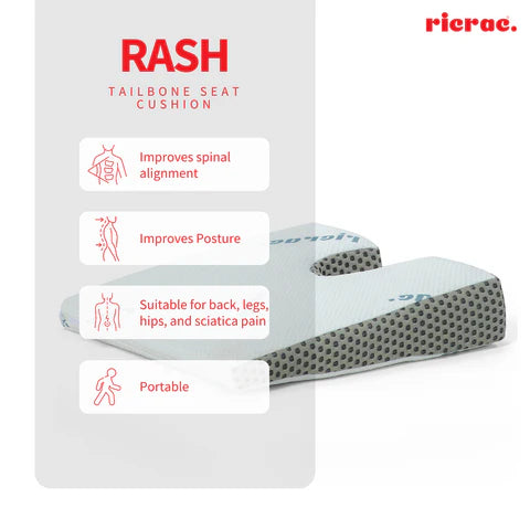 Orthopedic Tailbone Seat Cushion - Rash