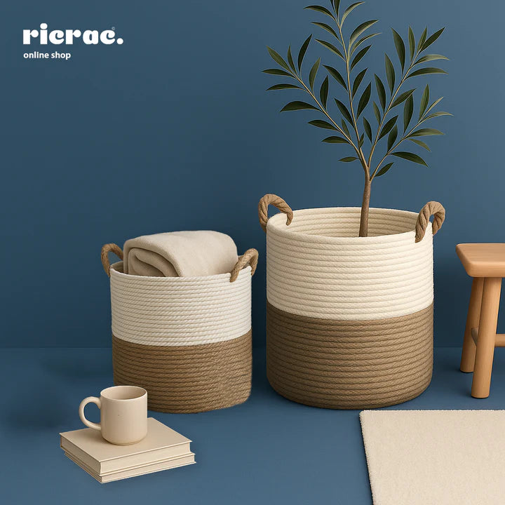 Roura -Cotton & Wool Basket