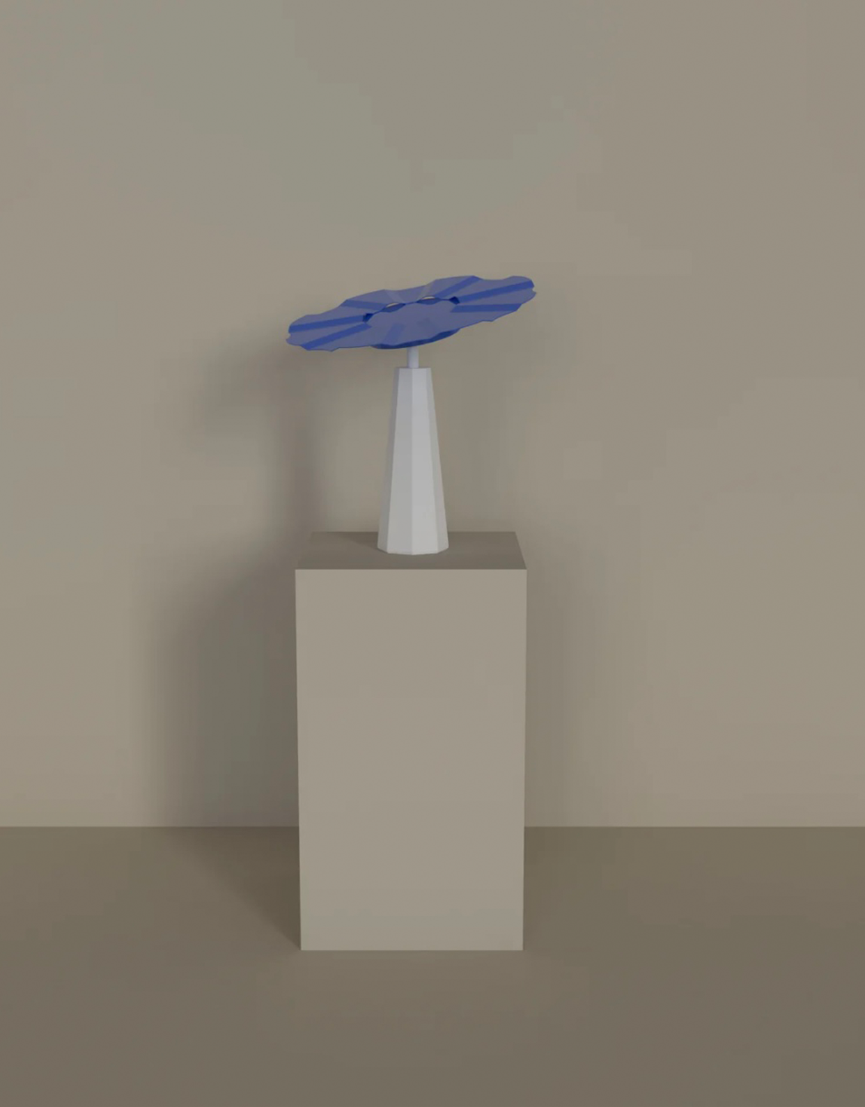 Sunbrella table lamp with coastal beach umbrella inspired design and warm light مصباح طاولة صنبريلا بتصميم مستوحى من مظلة الشاطئ مع اضاءة دافئة