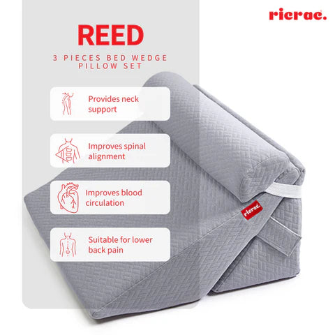 Reed- 3 Pieces Orthopedic Bed Wedge Pillow Set