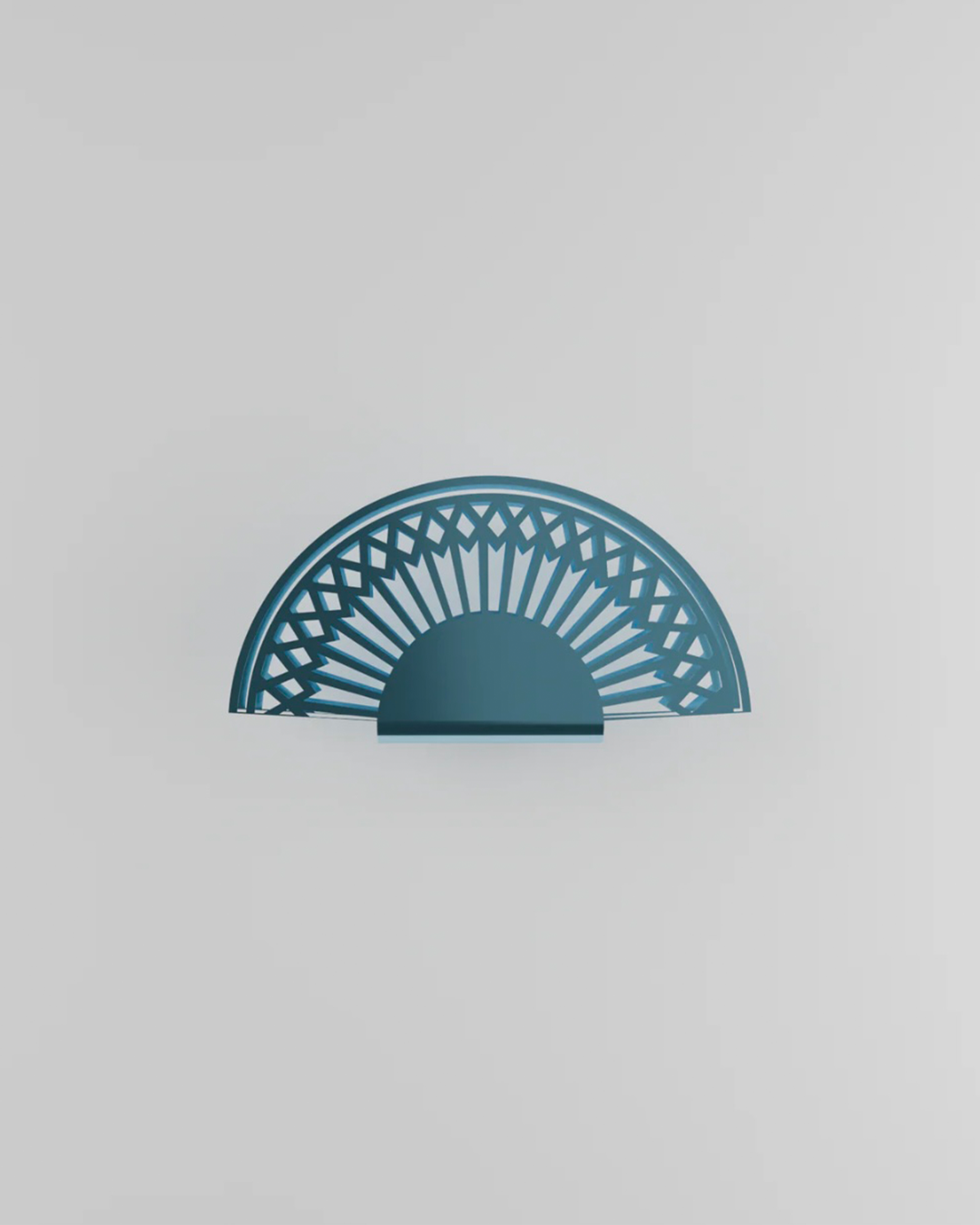 Breeze pendant light with paper fan inspired curves and soft ambiance مصباح معلق بريز بانحناءات مستوحاة من مروحة ورقية مع أجواء إضاءة ناعمة