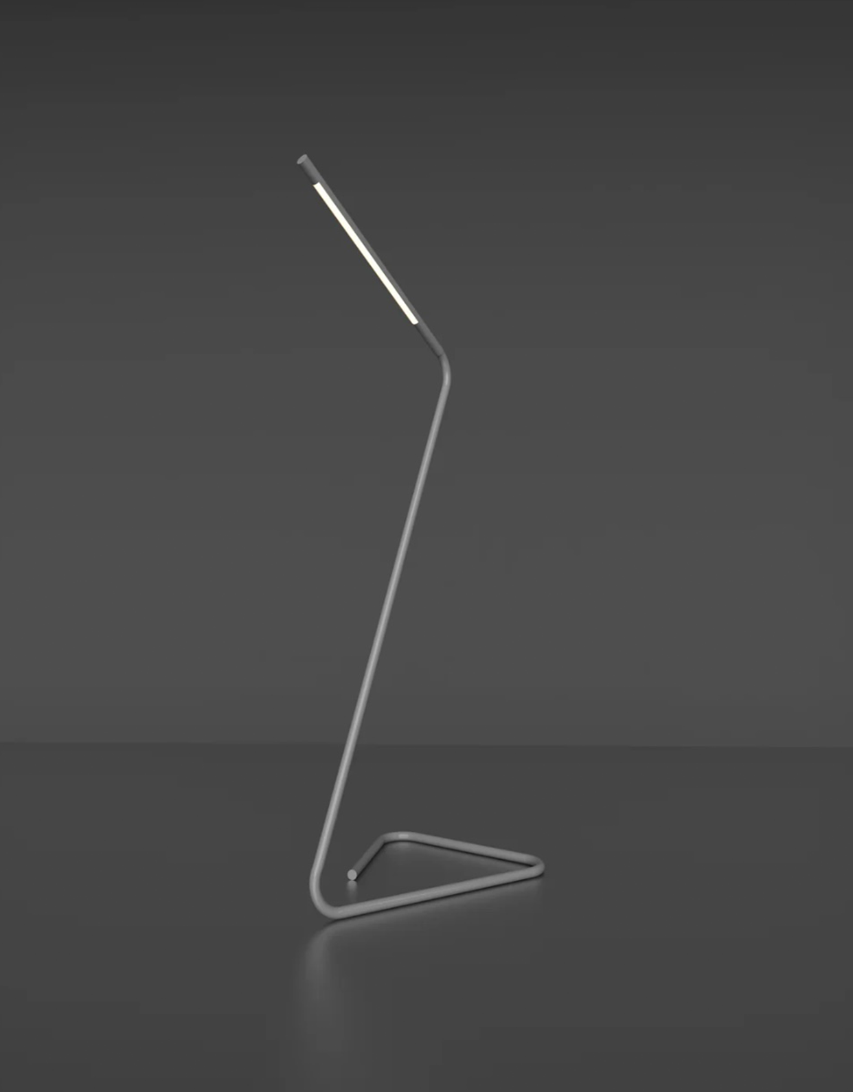 Cobra floor lamp with sculptural curved form inspired by ancient Egyptian cobra مصباح أرضي كوبرا بتصميم منحني نحتي مستوحى من الكوبرا المصرية