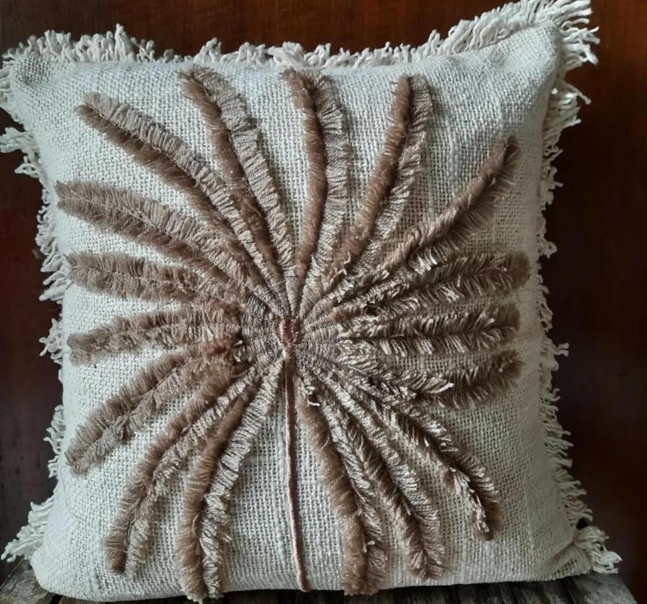 Palm Tree Cotton Cushion