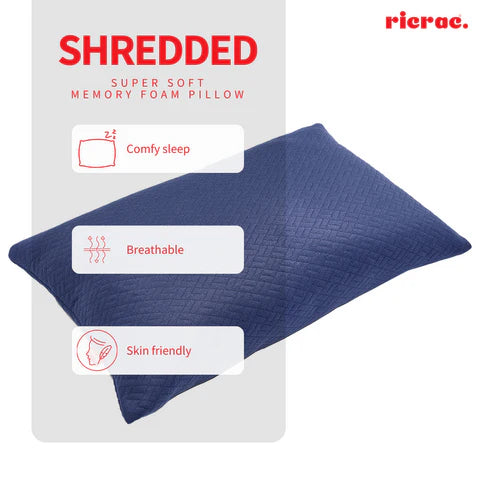 Super Soft Shredded Memory Foam Pillow