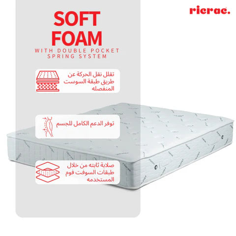 Soft Foam Pocket Spring System Mattress