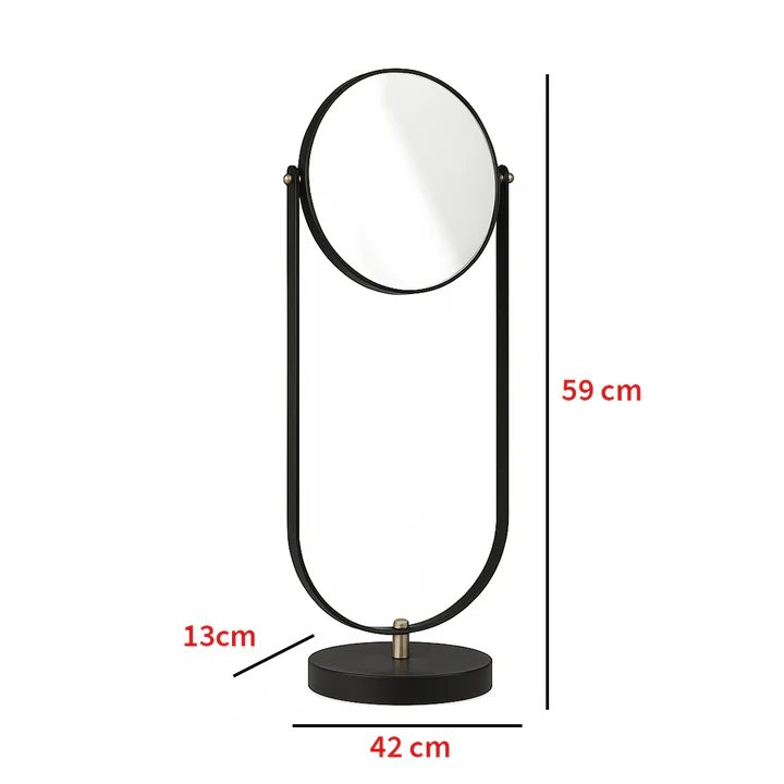 Ravion- Metal Tabletop Mirror