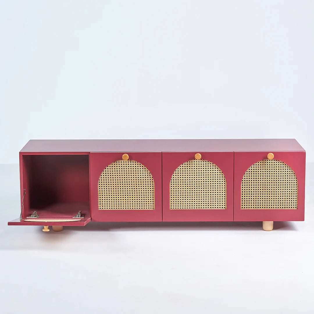 Rebelle- TV unit BURGUNDY