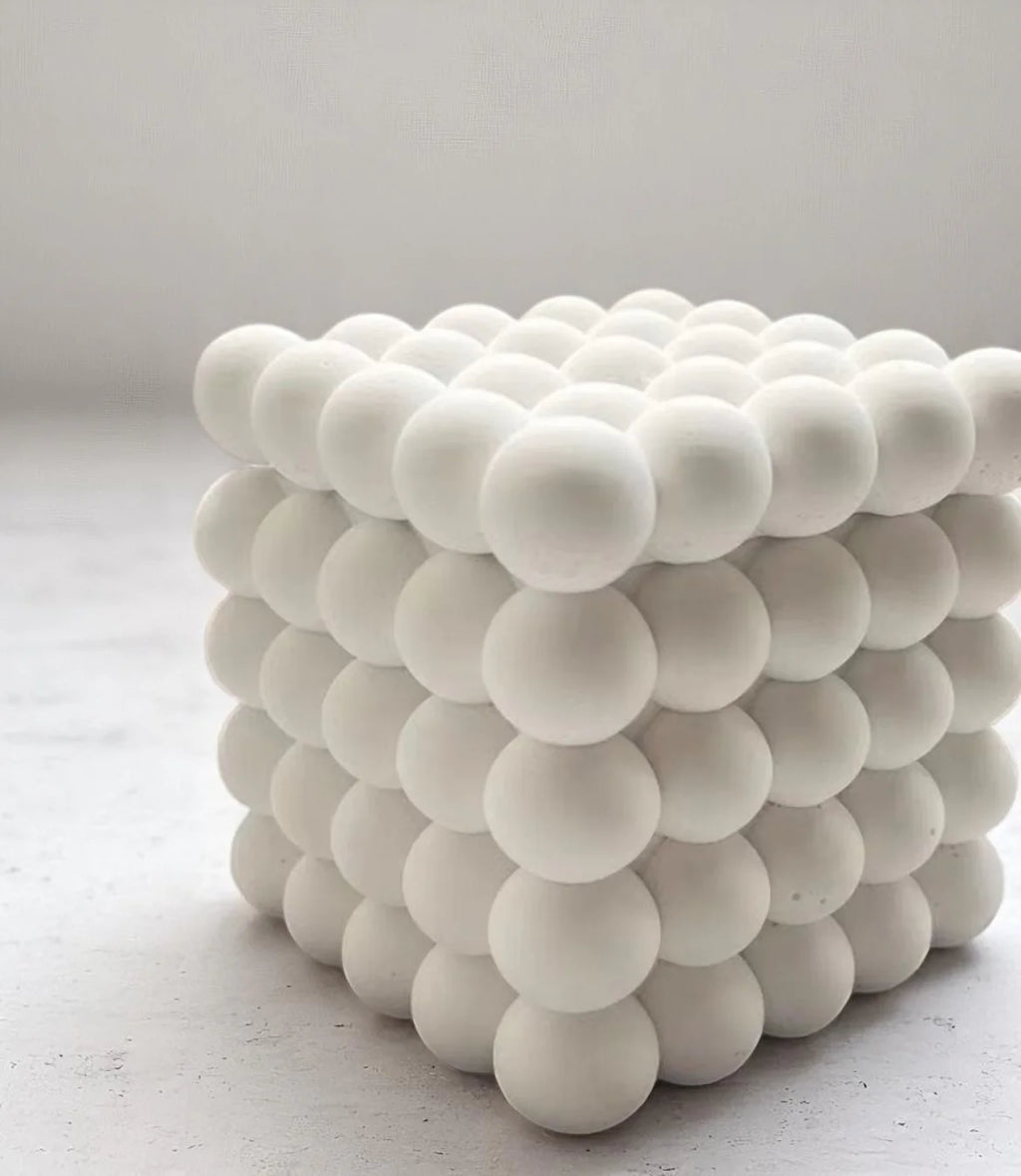 Cube Bubble Candle Box