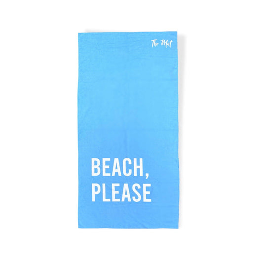 Beach, Please Beach Towel - TheMatHomes