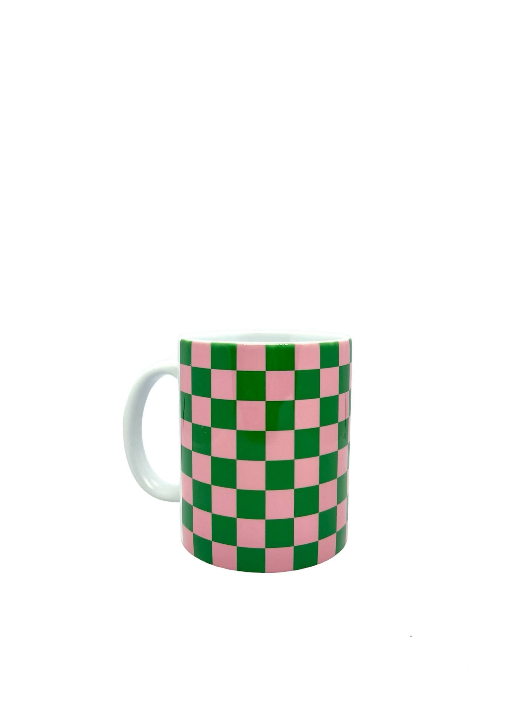 Pink & Green Check Pattern