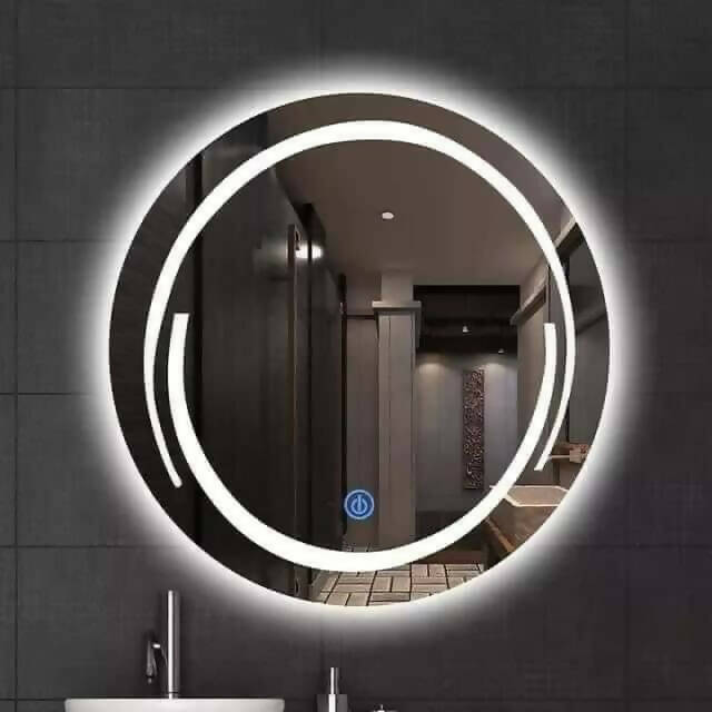 M61- Aesthetic Modern Mirror With Lighting And Touch Switch