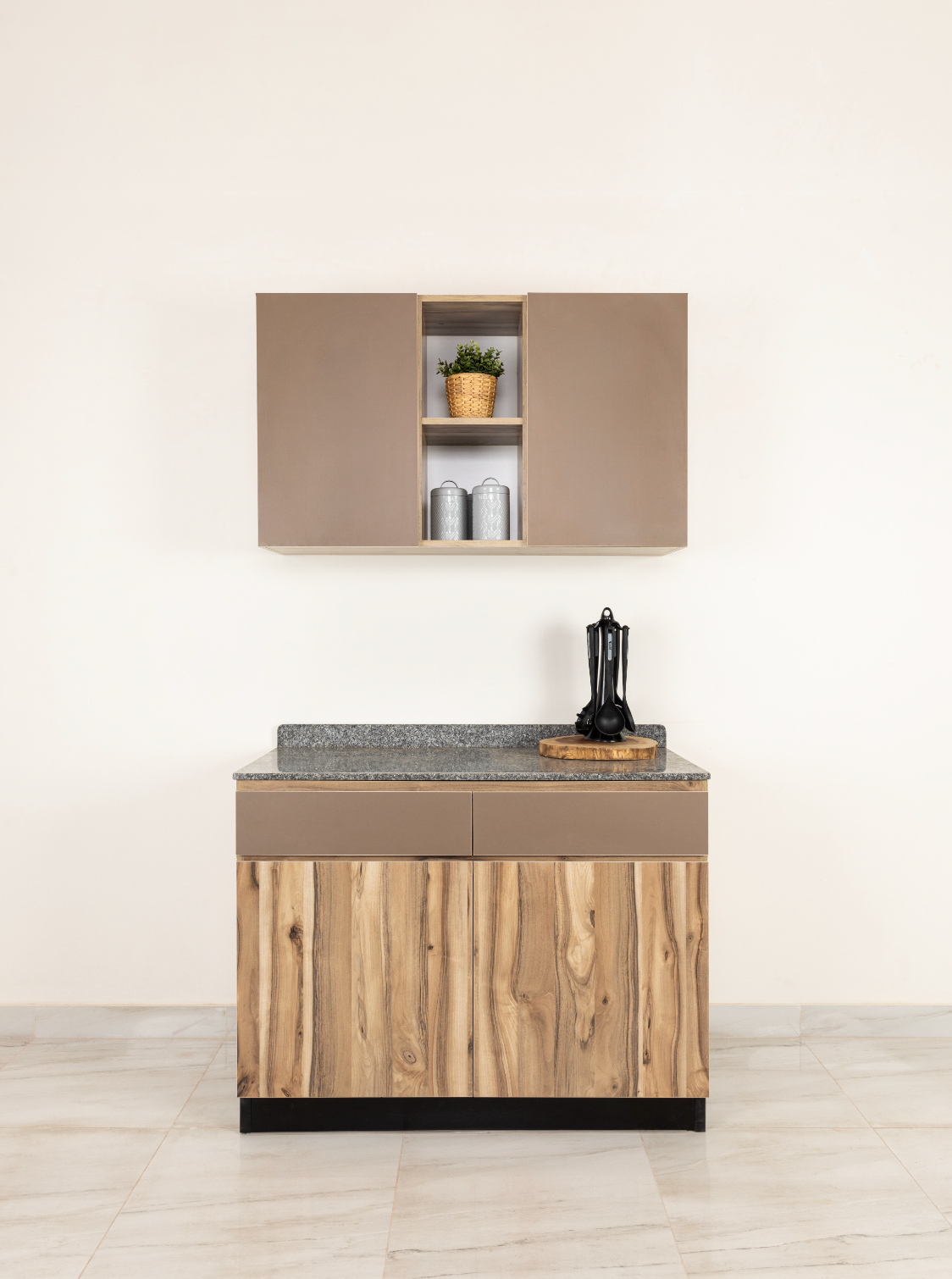 Hazelnut Beige Kitchen Units (Upper + Lower Units)