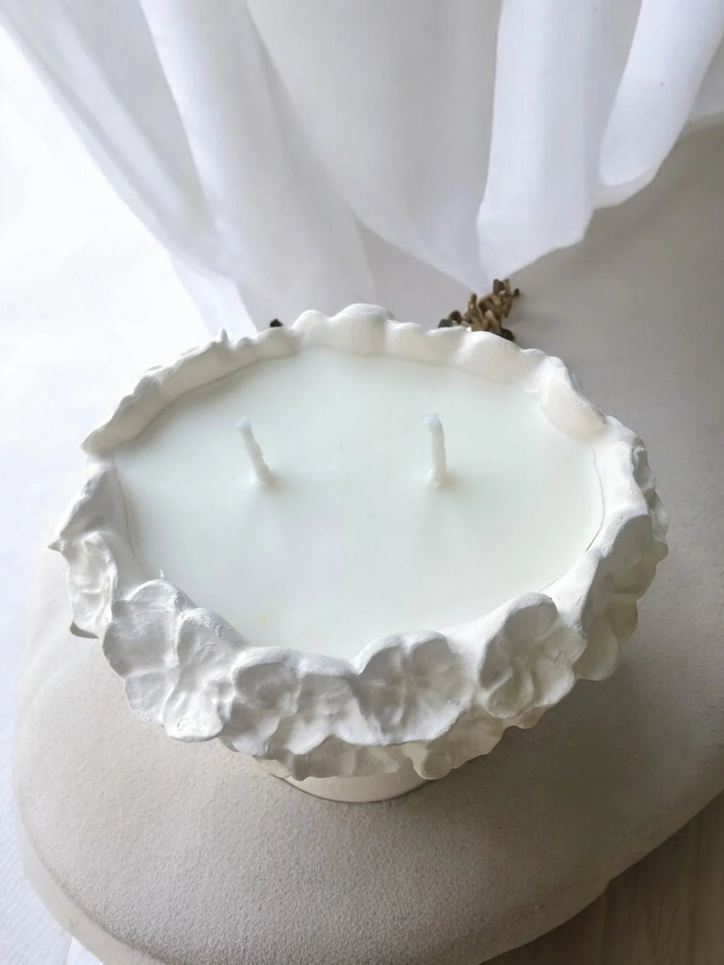 Whimsical Candle Statue