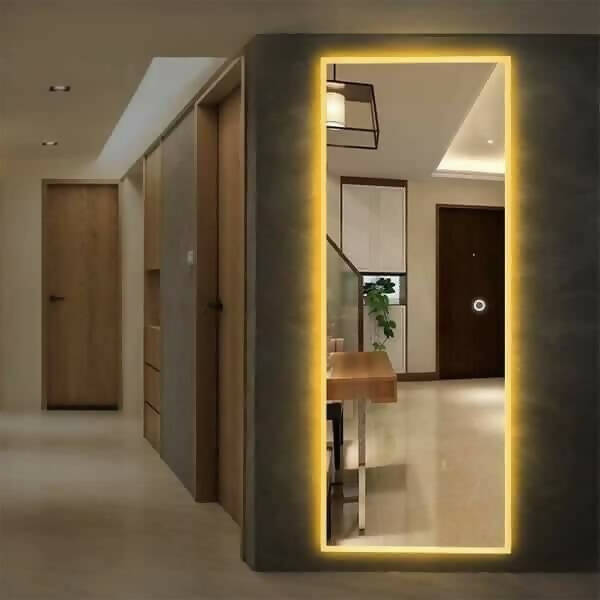 M33- Aesthetic Modern Mirror With Lighting And Touch Switch