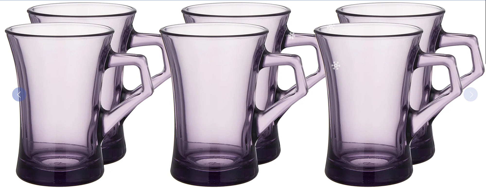 Pasabahce Azur Mug, 120ml (Set of 6)