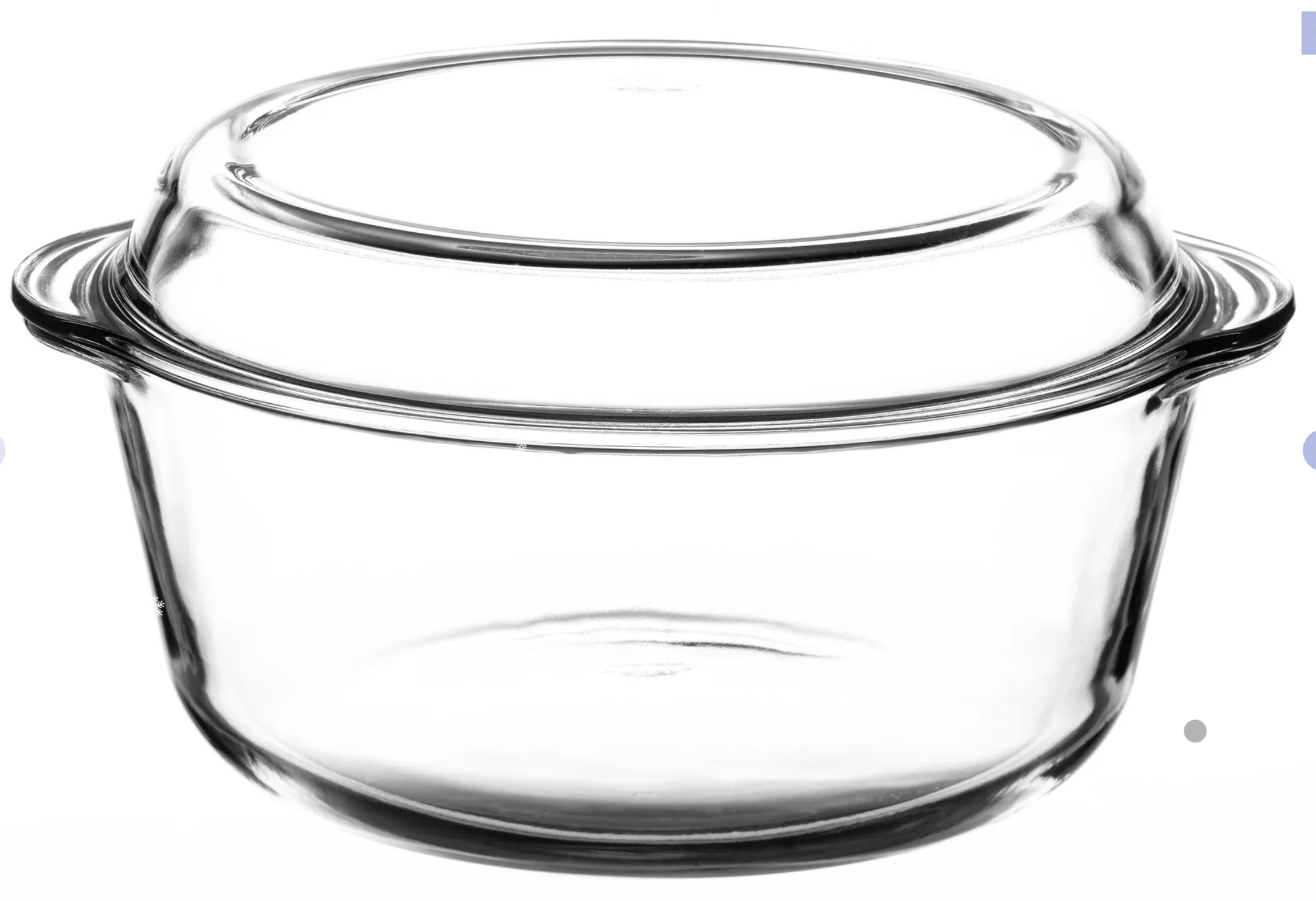 Borcam Round Casserole with Cover
