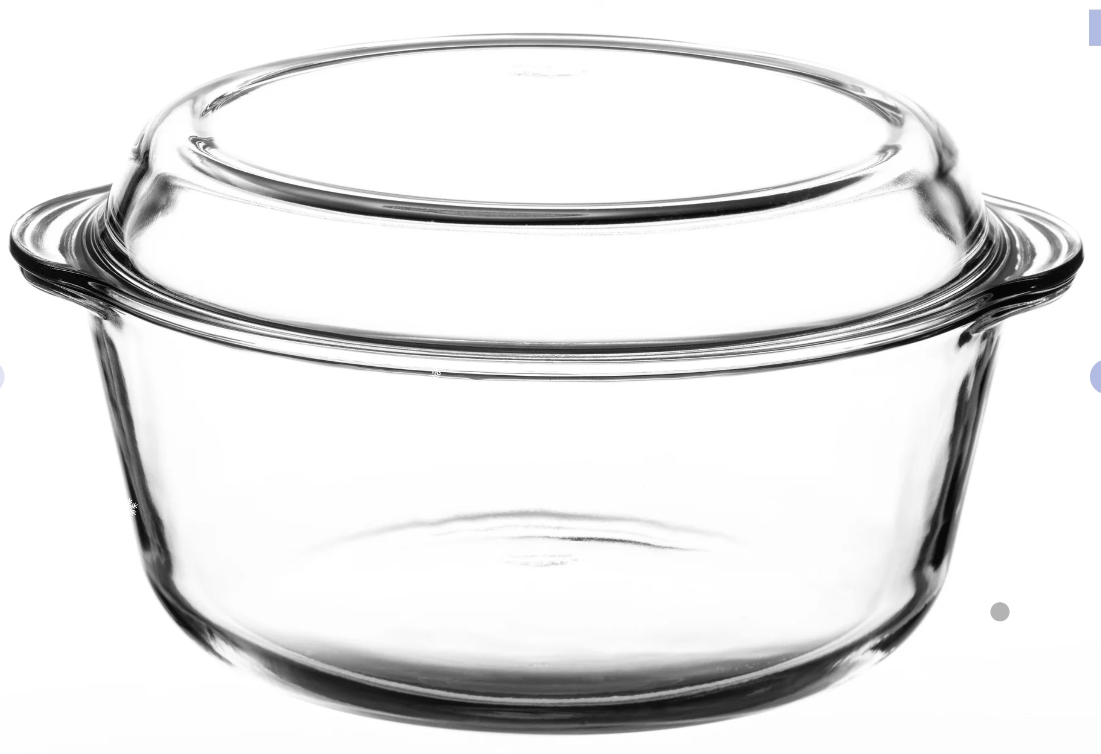 Borcam Round Casserole with Cover