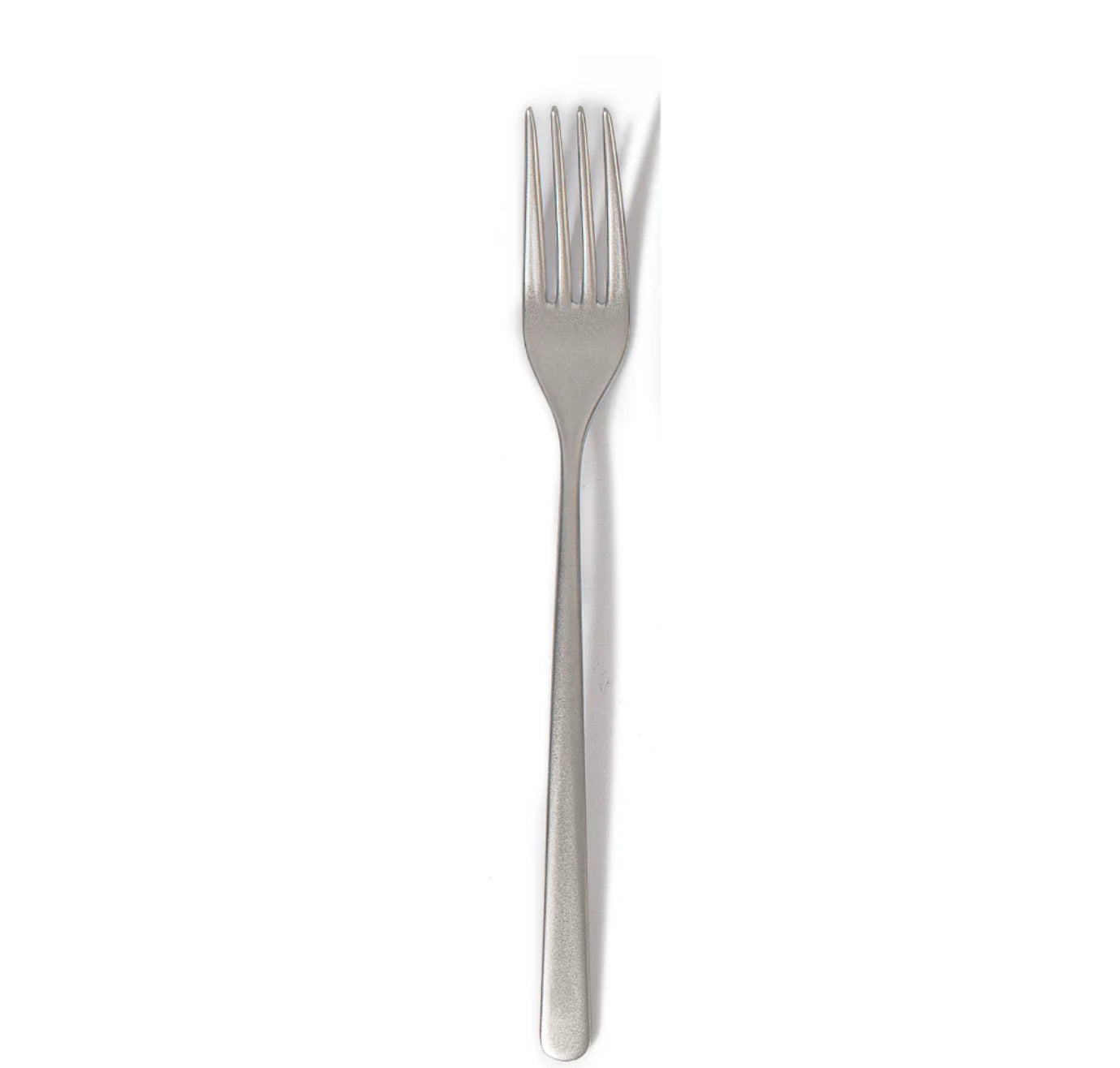 Abert Step Dessert Fork - Matte Silver (Set of 6)