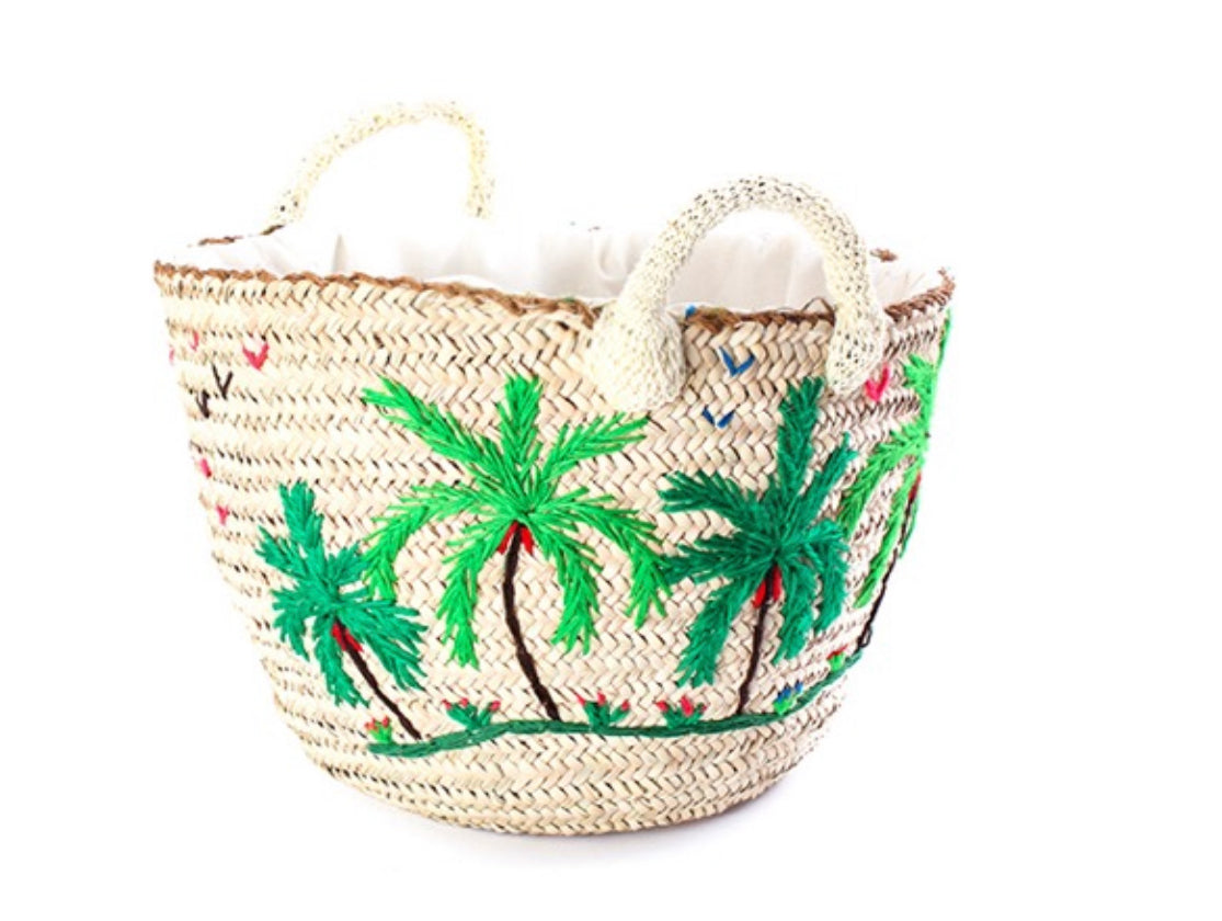 Baddara Embroidered Khoos Basket