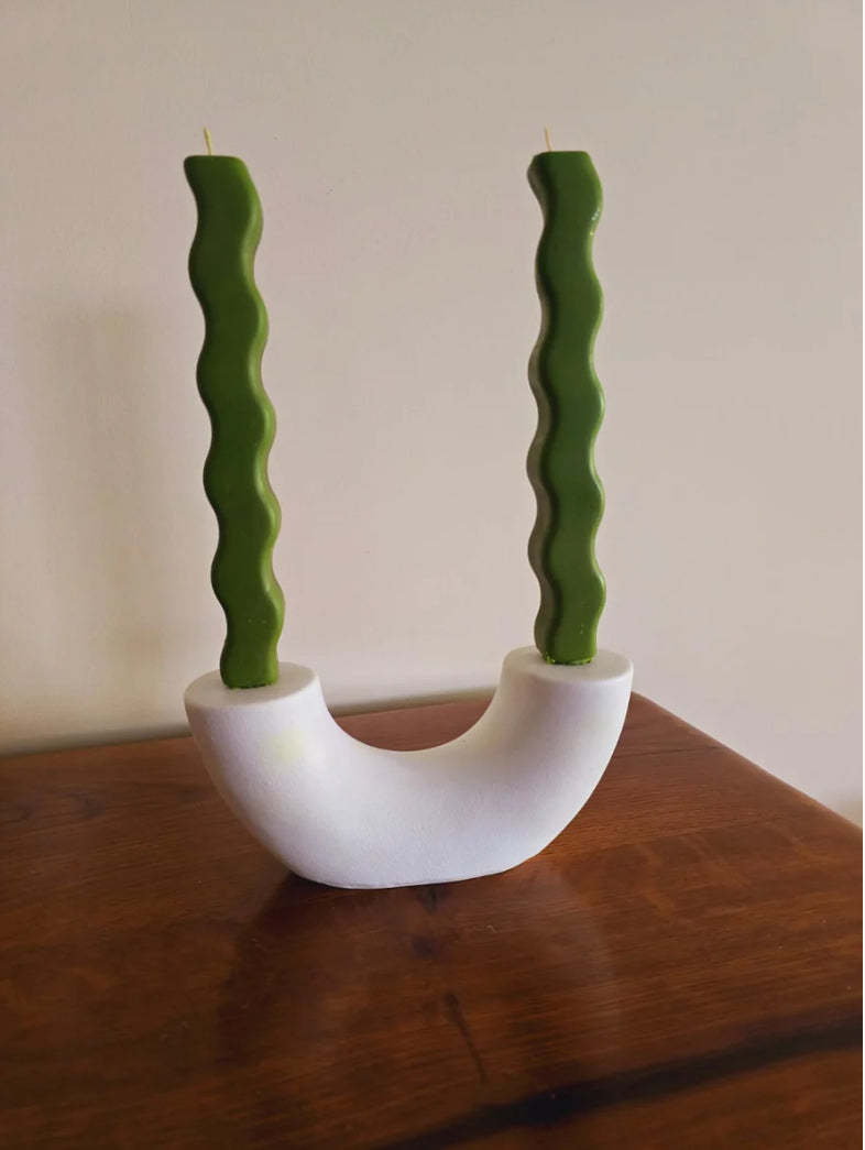 U Shaped Candle Holder