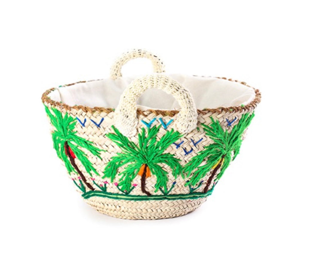 Baddara Embroidered Khoos Basket